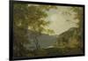 Lake Scene, 1790-Joseph Wright of Derby-Framed Giclee Print