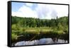 Lake Scenery Kuusamo Finland-FotoTravel-Framed Stretched Canvas