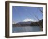 Lake Shoji, with Mount Fuji Behind, Shojiko, Central Honshu, Japan-Simanor Eitan-Framed Photographic Print