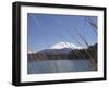 Lake Shoji, with Mount Fuji Behind, Shojiko, Central Honshu, Japan-Simanor Eitan-Framed Photographic Print