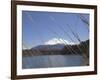 Lake Shoji, with Mount Fuji Behind, Shojiko, Central Honshu, Japan-Simanor Eitan-Framed Photographic Print