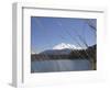 Lake Shoji, with Mount Fuji Behind, Shojiko, Central Honshu, Japan-Simanor Eitan-Framed Photographic Print