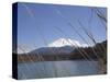 Lake Shoji, with Mount Fuji Behind, Shojiko, Central Honshu, Japan-Simanor Eitan-Stretched Canvas