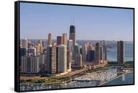 Lake Shore Drive Curve Chicago-Steve Gadomski-Framed Stretched Canvas