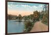 Lake Shore Drive, Mohonk Lake, New York-null-Framed Art Print