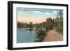 Lake Shore Drive, Mohonk Lake, New York-null-Framed Art Print