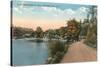 Lake Shore Drive, Mohonk Lake, New York-null-Stretched Canvas