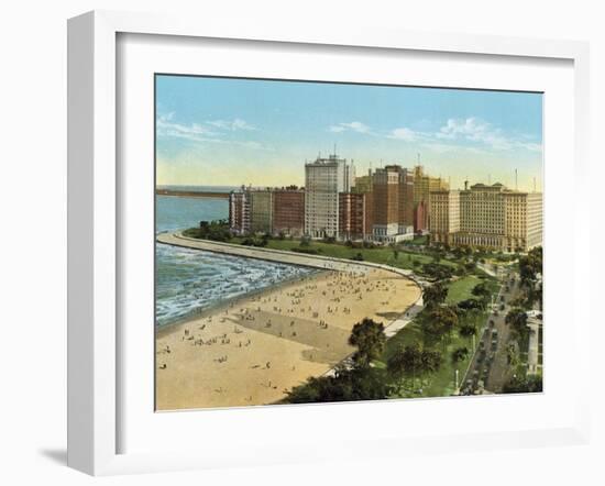 Lake Shore Drive-null-Framed Premium Photographic Print