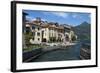 Lake Side, by the Harbour, Rezzonico, Lake Como, Italian Lakes, Lombardy, Italy, Europe-James Emmerson-Framed Photographic Print