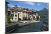 Lake Side, by the Harbour, Rezzonico, Lake Como, Italian Lakes, Lombardy, Italy, Europe-James Emmerson-Mounted Photographic Print