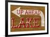 Lake Sign-null-Framed Art Print