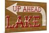 Lake Sign-null-Mounted Art Print