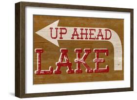 Lake Sign-null-Framed Art Print