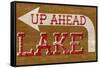 Lake Sign-null-Framed Stretched Canvas