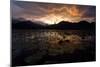Lake Skadar at Sunset, Lake Skadar National Park, Montenegro, May 2008-Radisics-Mounted Photographic Print