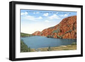 Lake Solitude, Big Horn Mountains, Wyoming-null-Framed Art Print