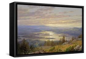 Lake Squam from Red Hill, 1874-William Trost Richards-Framed Stretched Canvas