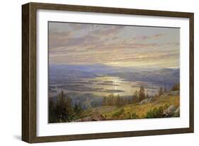 Lake Squam from Red Hill, 1874-William Trost Richards-Framed Giclee Print