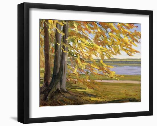 Lake Starnberg-Wilhelm Trubner-Framed Giclee Print