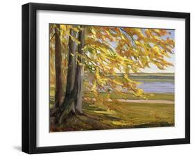 Lake Starnberg-Wilhelm Trubner-Framed Giclee Print