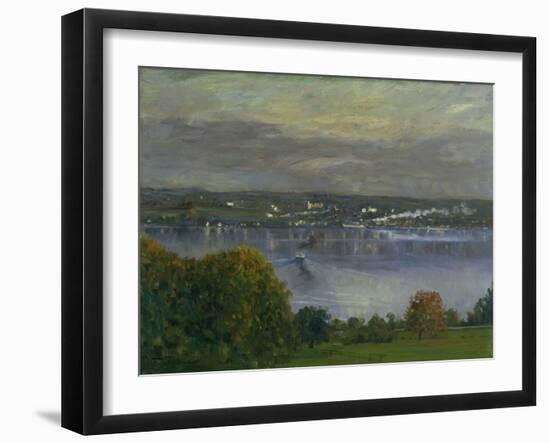 Lake Starnberg-Franz Skarbina-Framed Giclee Print