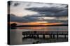 Lake Sunset-Danny Head-Stretched Canvas