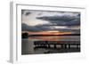 Lake Sunset-Danny Head-Framed Photographic Print