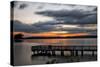 Lake Sunset-Danny Head-Stretched Canvas