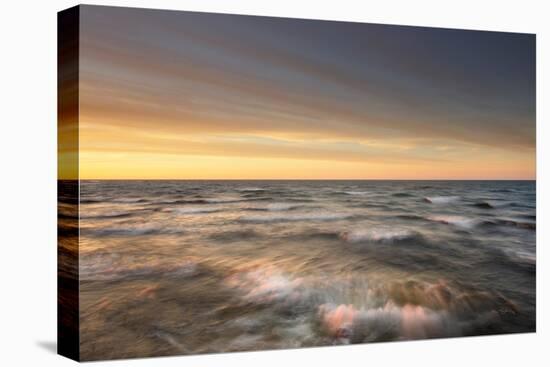 Lake Superior Waves-Alan Majchrowicz-Stretched Canvas