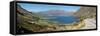 Lake surrounded by mountains, Lake Hawea, Makarora-Lake Hawea Road, State Highway 6, Queenstown...-null-Framed Stretched Canvas