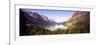 Lake Surrounded by Mountains, St. Mary Lake, Glacier National Park, Montana, USA-null-Framed Photographic Print