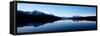 Lake Surrounded by Mountains-Tom Fowlks-Framed Stretched Canvas