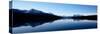 Lake Surrounded by Mountains-Tom Fowlks-Stretched Canvas