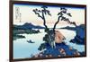 Lake Suwa in the Shinano Province, 1830-1833-Katsushika Hokusai-Framed Giclee Print