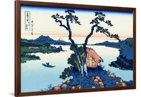 Lake Suwa in the Shinano Province, 1830-1833-Katsushika Hokusai-Framed Giclee Print