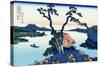Lake Suwa in the Shinano Province, 1830-1833-Katsushika Hokusai-Stretched Canvas