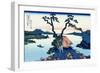 Lake Suwa in the Shinano Province, 1830-1833-Katsushika Hokusai-Framed Giclee Print