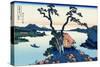 Lake Suwa in the Shinano province, c.1830-Katsushika Hokusai-Stretched Canvas