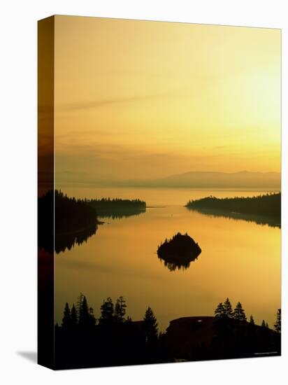 Lake Tahoe at Dawn, Tahoe, Nevada, USA-Steve Vidler-Stretched Canvas