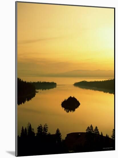 Lake Tahoe at Dawn, Tahoe, Nevada, USA-Steve Vidler-Mounted Photographic Print