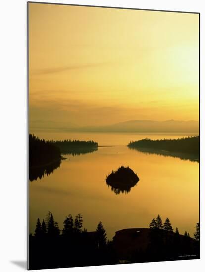 Lake Tahoe at Dawn, Tahoe, Nevada, USA-Steve Vidler-Mounted Photographic Print