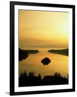 Lake Tahoe at Dawn, Tahoe, Nevada, USA-Steve Vidler-Framed Photographic Print