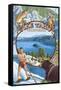 Lake Tahoe, CA Summer Views-Lantern Press-Framed Stretched Canvas