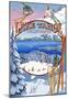 Lake Tahoe, Ca Winter Views-null-Mounted Poster