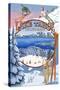 Lake Tahoe, CA Winter Views-Lantern Press-Stretched Canvas