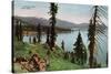 Lake Tahoe, California - Carnelian Bay Scene-Lantern Press-Stretched Canvas