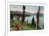 Lake Tahoe, California - Carnelian Bay Scene-Lantern Press-Framed Premium Giclee Print