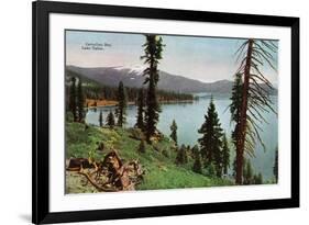 Lake Tahoe, California - Carnelian Bay Scene-Lantern Press-Framed Premium Giclee Print