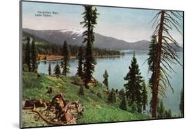 Lake Tahoe, California - Carnelian Bay Scene-Lantern Press-Mounted Art Print