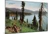 Lake Tahoe, California - Carnelian Bay Scene-Lantern Press-Mounted Art Print